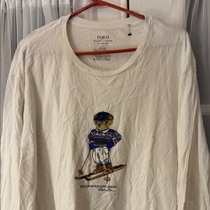 Polo Ralph Lauren Bear Graphic Long Sleeve Shirt Men’s 2X-Large